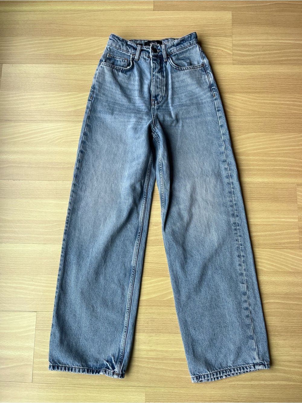MANGO wide leg denim pants, XS